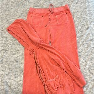 Y2K Juicy Couture Coral Sweatsuit